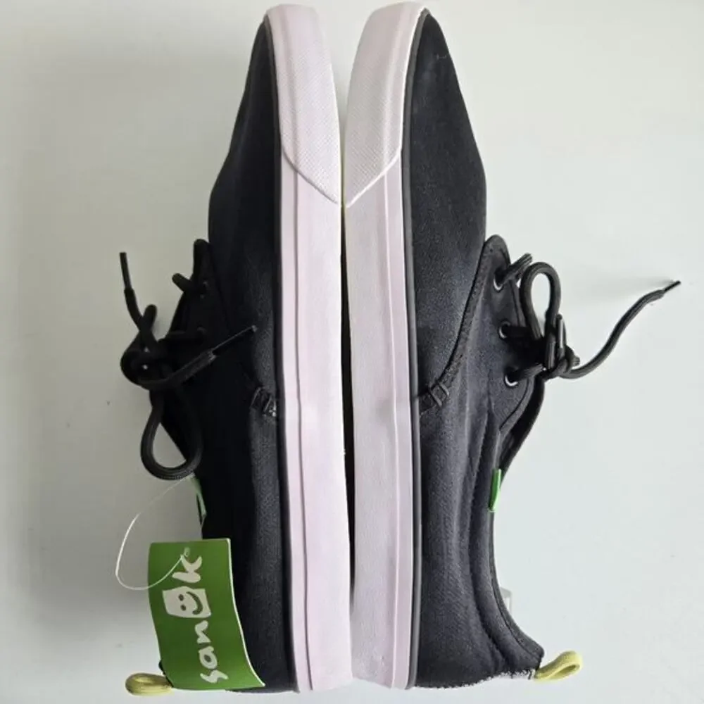 Sanuk Guide Plus Casual Lace Up Sneaker Shoes Men’s Size 13 1019351 Black‎
